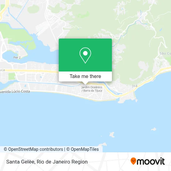 Santa Gelèe map