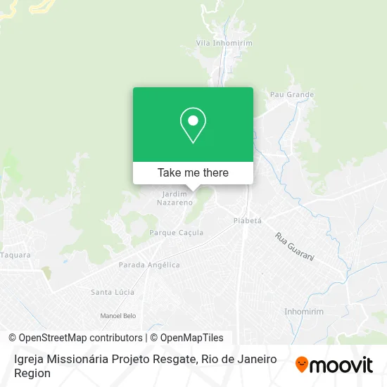 Igreja Missionária Projeto Resgate map