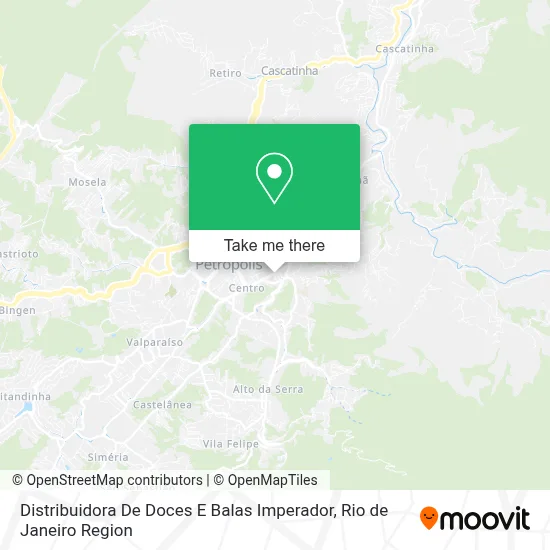 Distribuidora De Doces E Balas Imperador map