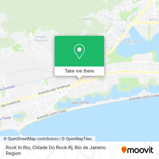 Rock In Rio, Cidade Do Rock-Rj map