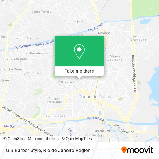 G.B Barber Style map
