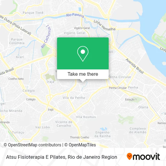 Atsu Fisioterapia E Pilates map