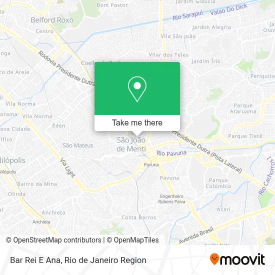 Bar Rei E Ana map