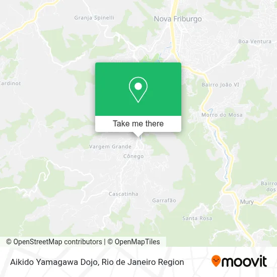 Aikido Yamagawa Dojo map
