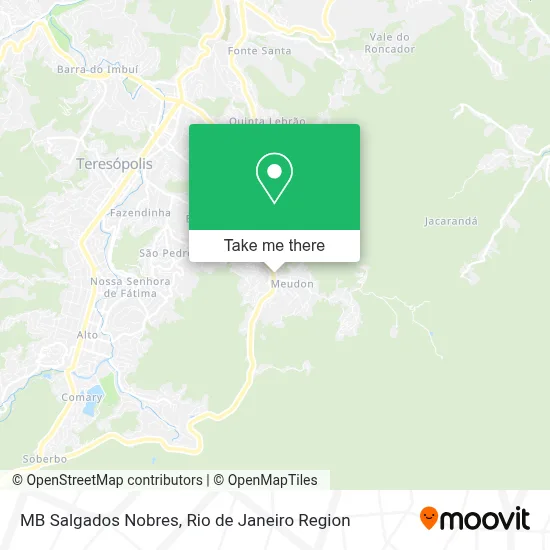 MB Salgados Nobres map