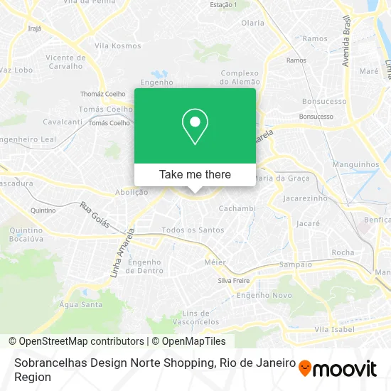 Sobrancelhas Design Norte Shopping map