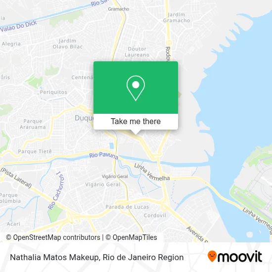 Nathalia Matos Makeup map