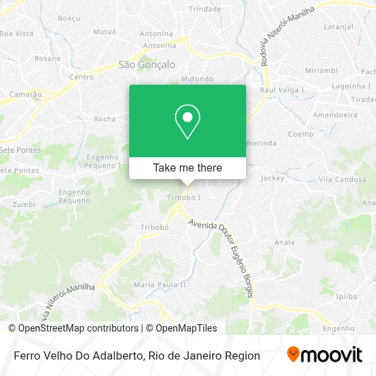 Ferro Velho Do Adalberto map