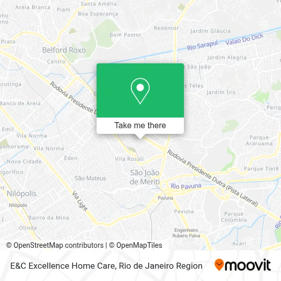 E&C Excellence Home Care map