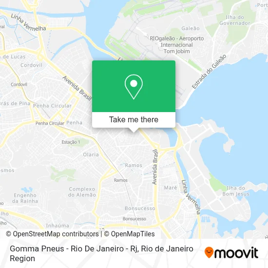 Gomma Pneus - Rio De Janeiro - Rj map