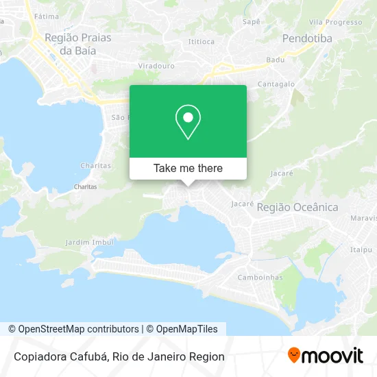Copiadora Cafubá map