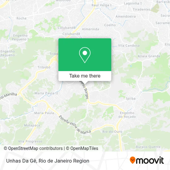 Unhas Da Gê map
