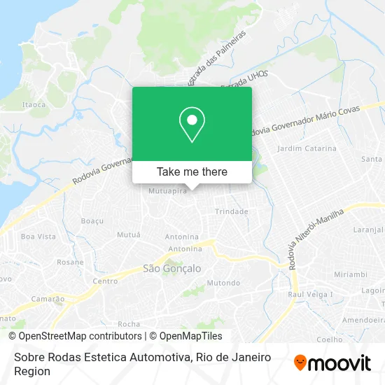 Sobre Rodas Estetica Automotiva map
