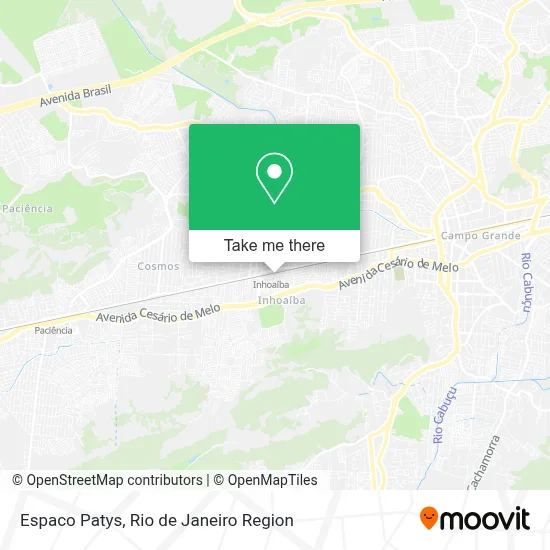 Espaco Patys map