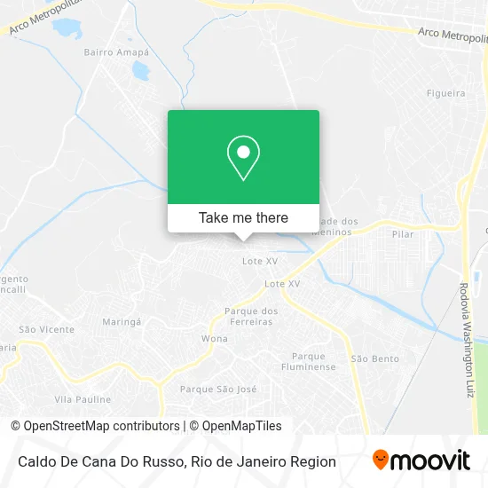 Caldo De Cana Do Russo map