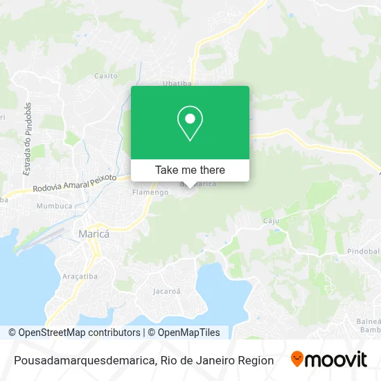 Pousadamarquesdemarica map