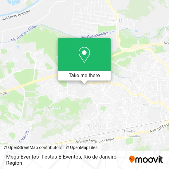 Mega Eventos -Festas E Eventos map