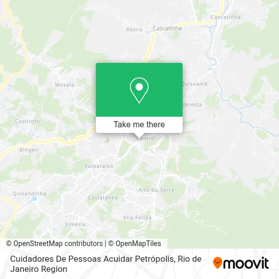 Cuidadores De Pessoas Acuidar Petrópolis map
