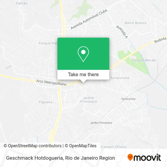 Geschmack Hotdogueria map