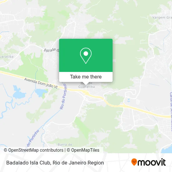 Badalado Isla Club map