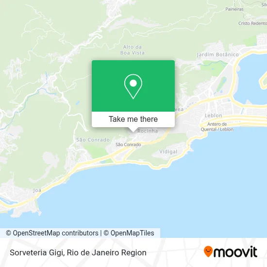 Sorveteria Gigi map