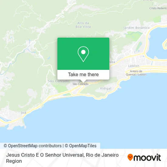 Jesus Cristo E O Senhor Universal map