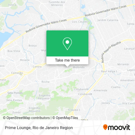 Prime Lounge map