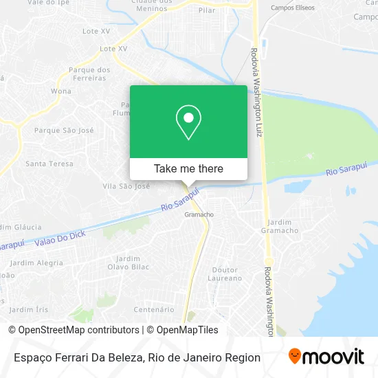 Espaço Ferrari Da Beleza map