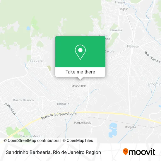 Sandrinho Barbearia map