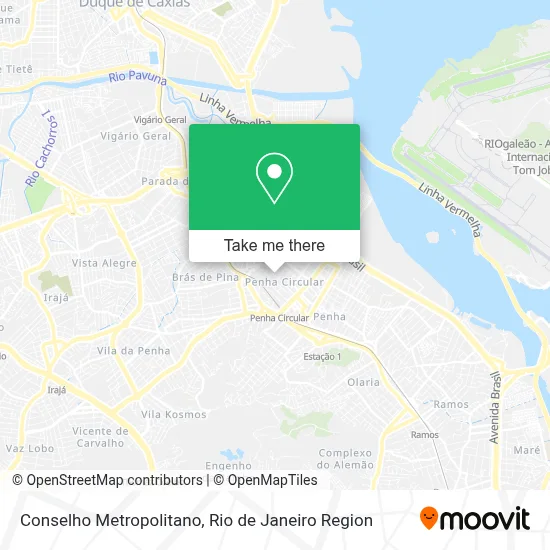 Conselho Metropolitano map