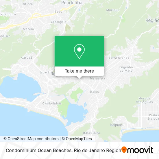 Condominium Ocean Beaches map