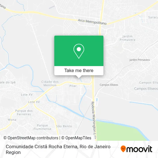 Comunidade Cristã Rocha Eterna map