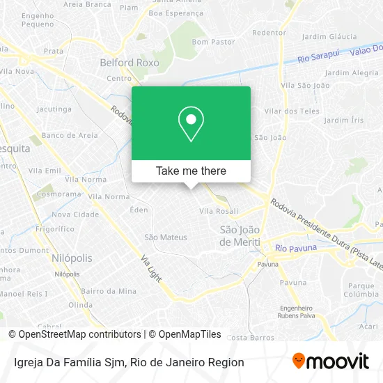 Igreja Da Família Sjm map