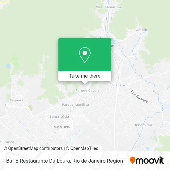 Bar E Restaurante Da Loura map