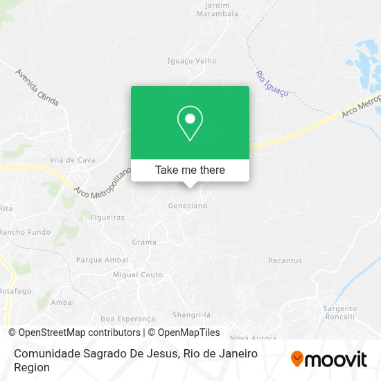 Comunidade Sagrado De Jesus map