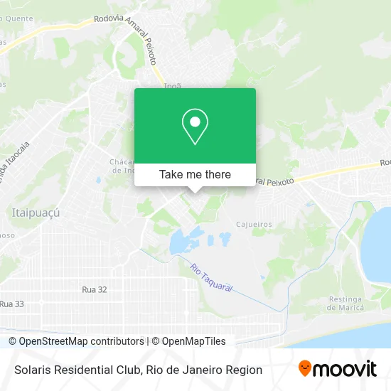 Solaris Residential Club map