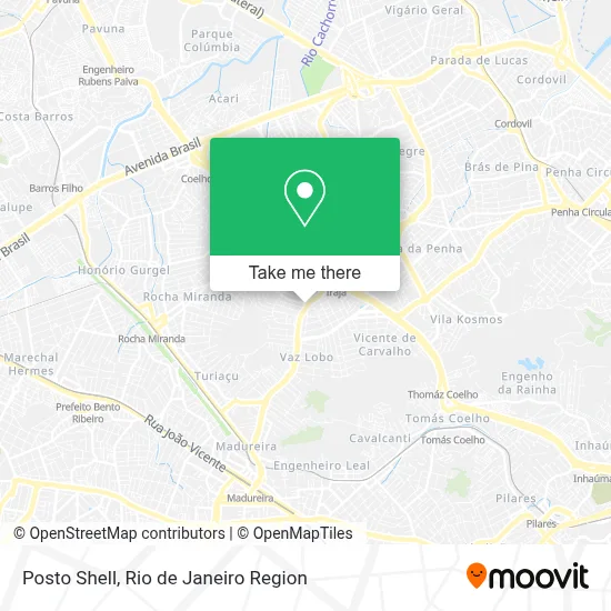 Posto Shell map