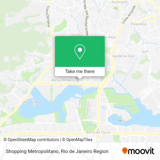 Shopping Metropolitano map