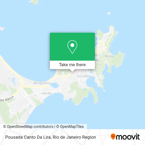 Pousada Canto Da Lira map