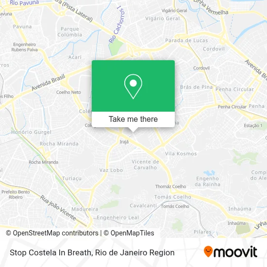 Stop Costela In Breath map