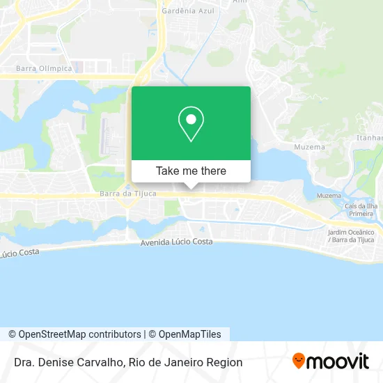 Dra. Denise Carvalho map