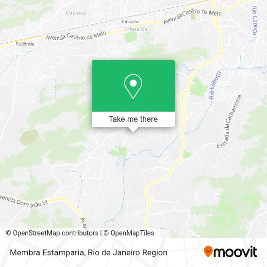 Membra Estamparia map