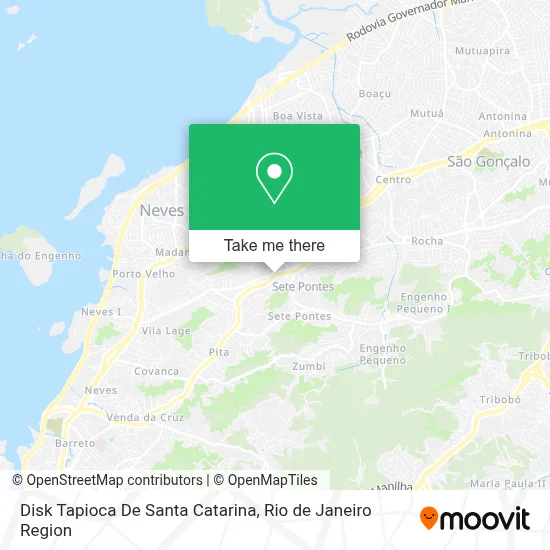 Disk Tapioca De Santa Catarina map