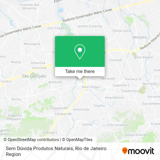 Sem Dúvida Produtos Naturais map