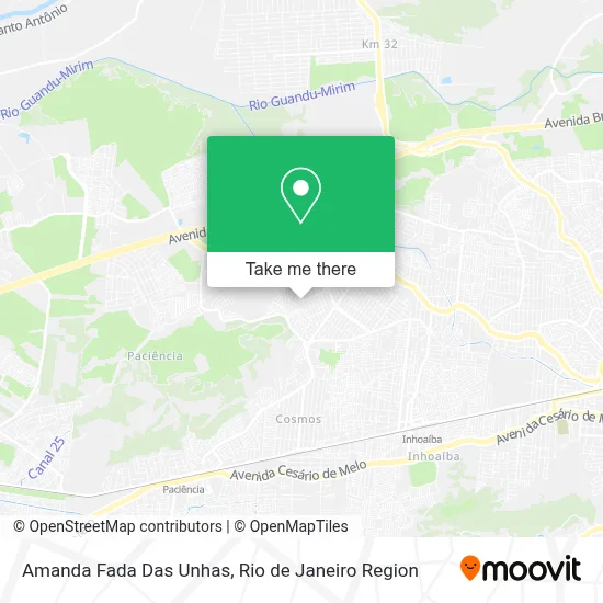 Amanda Fada Das Unhas map
