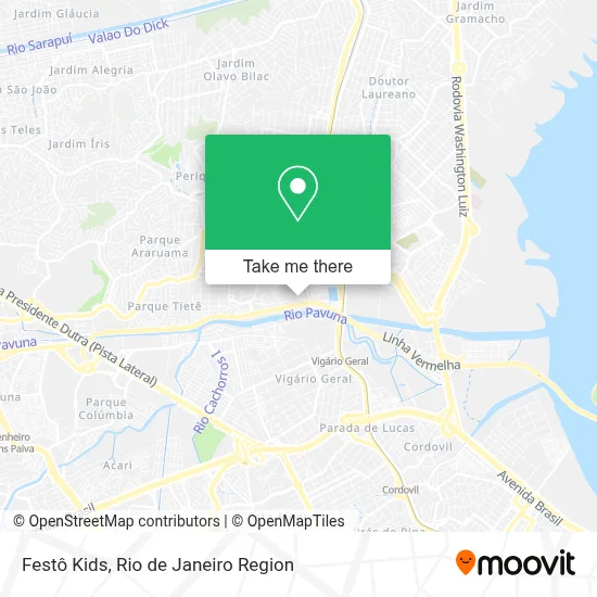 Festô Kids map