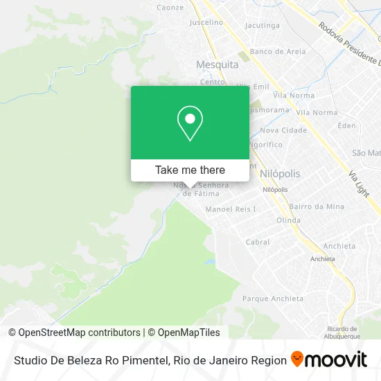 Studio De Beleza Ro Pimentel map