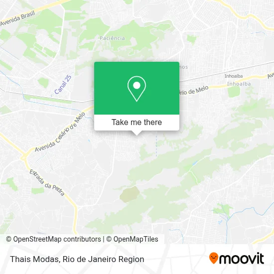 Thais Modas map