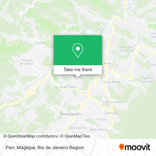 Parc Magique map