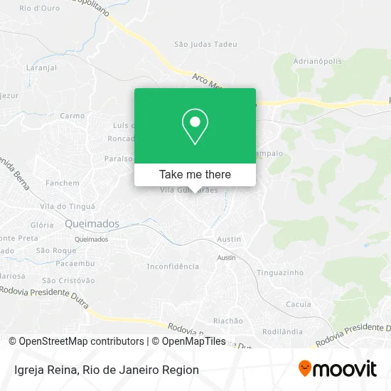 Igreja Reina map